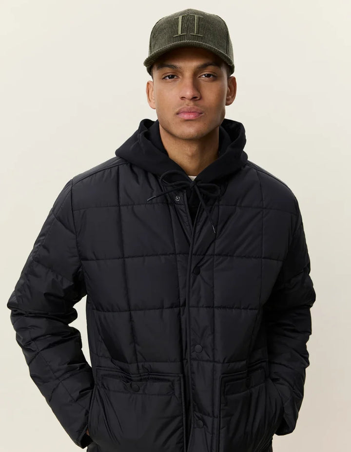QUILTED JACKET (BLACK) - LES DEUX