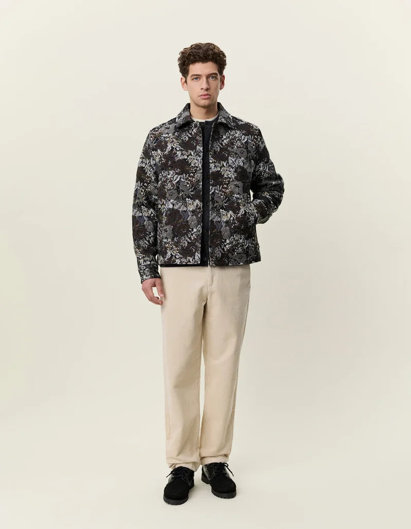 ROSE JACQUARD OVERSHIRT (SAND) - LES DEUX