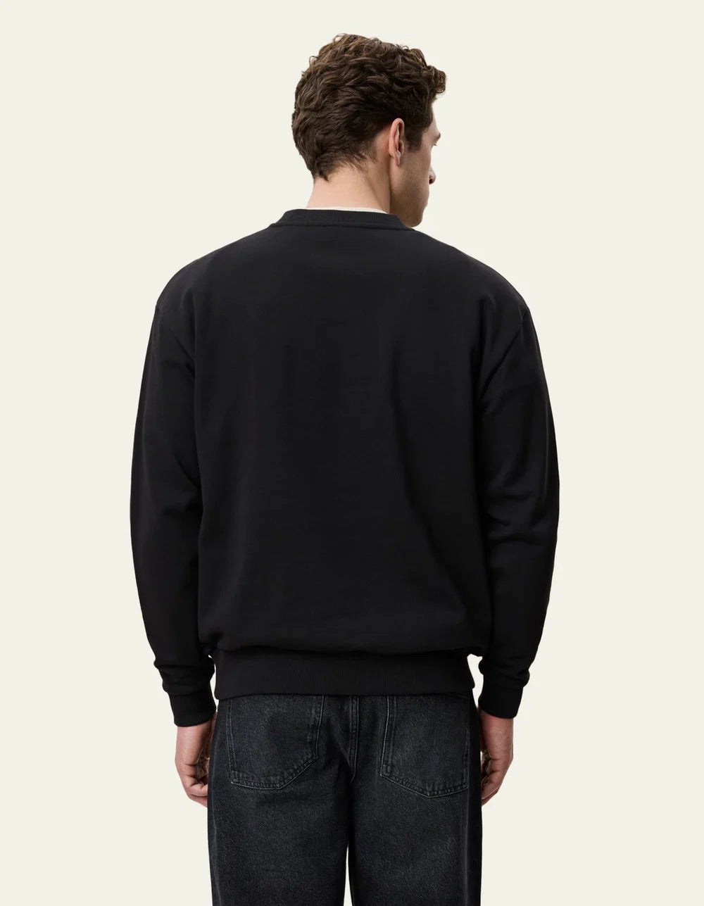 STAMP SWEATSHIRT (BLACK) - LES DEUX