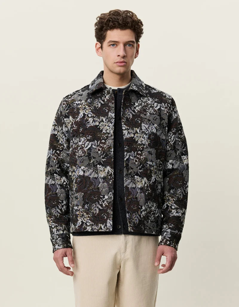 ROSE JACQUARD OVERSHIRT (SAND) - LES DEUX