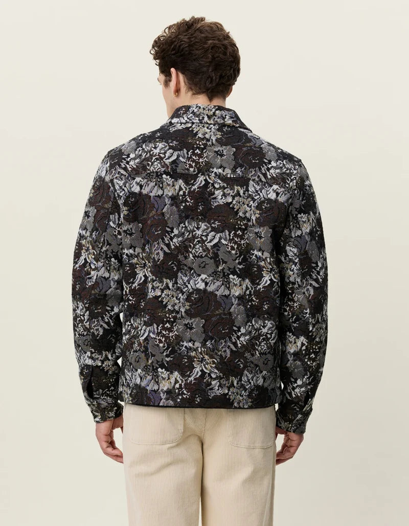 ROSE JACQUARD OVERSHIRT (SAND) - LES DEUX