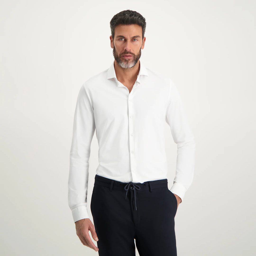 TECHNICAL STRETCH SHIRT (WHITE) - BLUE INDUSTRY