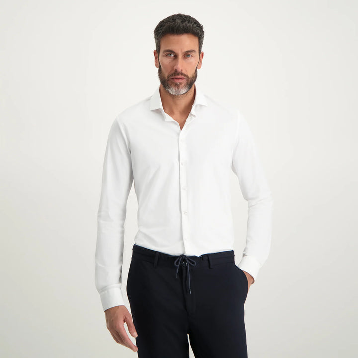TECHNICAL STRETCH SHIRT (WHITE) - BLUE INDUSTRY