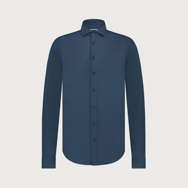 TECHNICAL STRETCH SHIRT (DENIM) - BLUE INDUSTRY