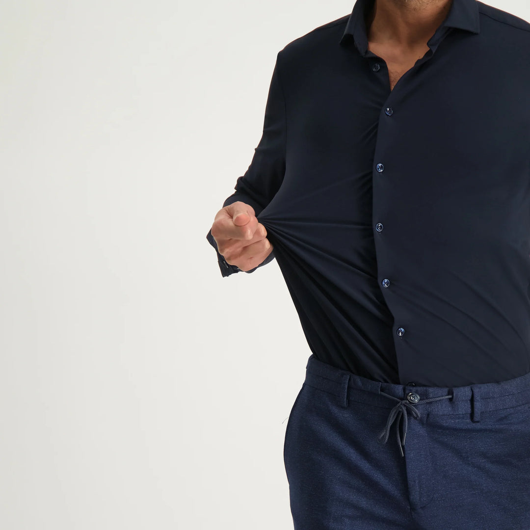 TECHNICAL STRETCH  SHIRT (NAVY)- BLUE INDUSTRY