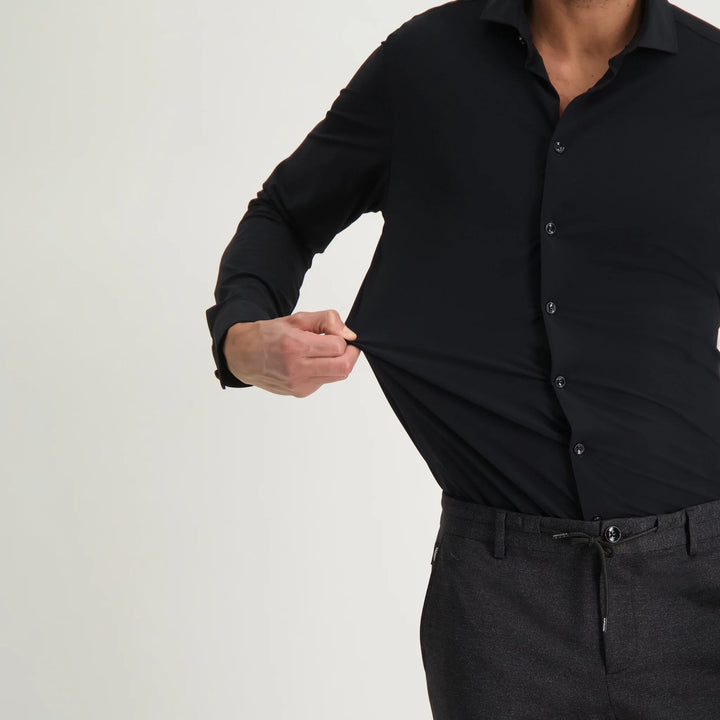TECHNICAL STRETCH  SHIRT (BLACK)- BLUE INDUSTRY