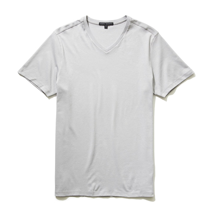 GEORGIA V-NECK T-SHIRT (CHALK) - ROBERT BARAKETT