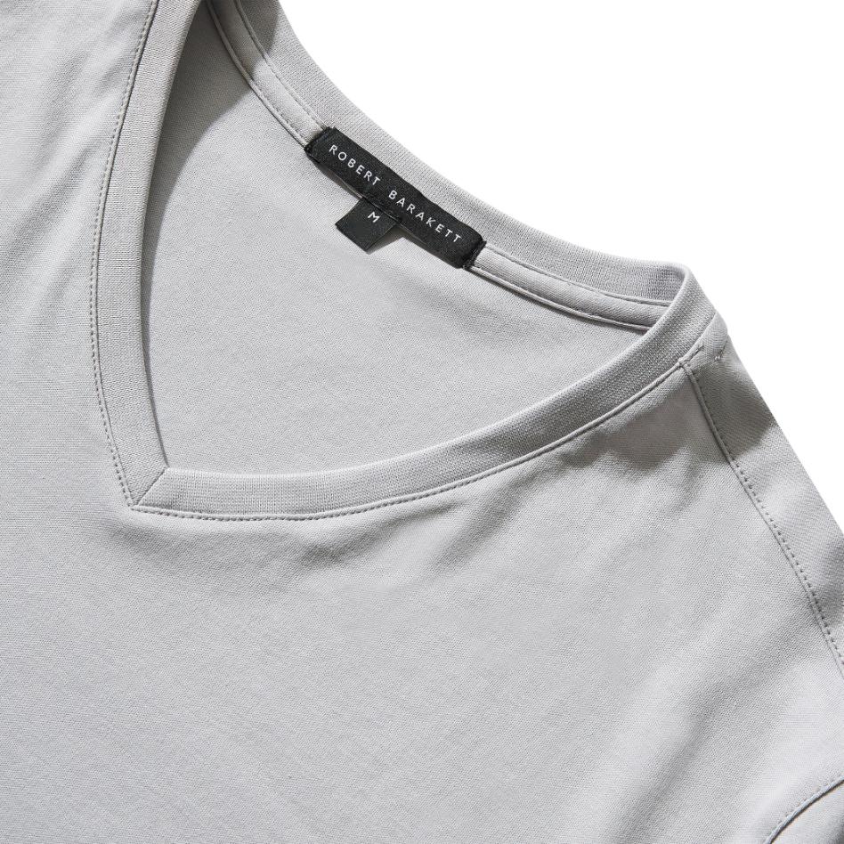 GEORGIA V-NECK T-SHIRT (CHALK) - ROBERT BARAKETT
