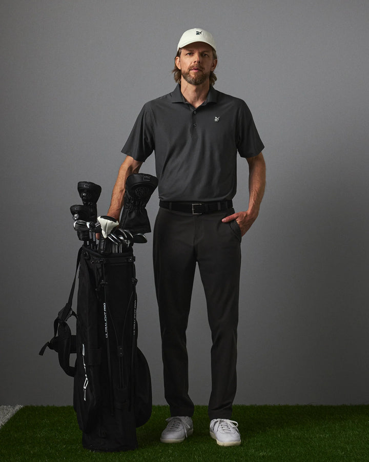 PUMA X RC MATTR JACQUARD POLO (DUSKY GRAY) - REIGNING CHAMP