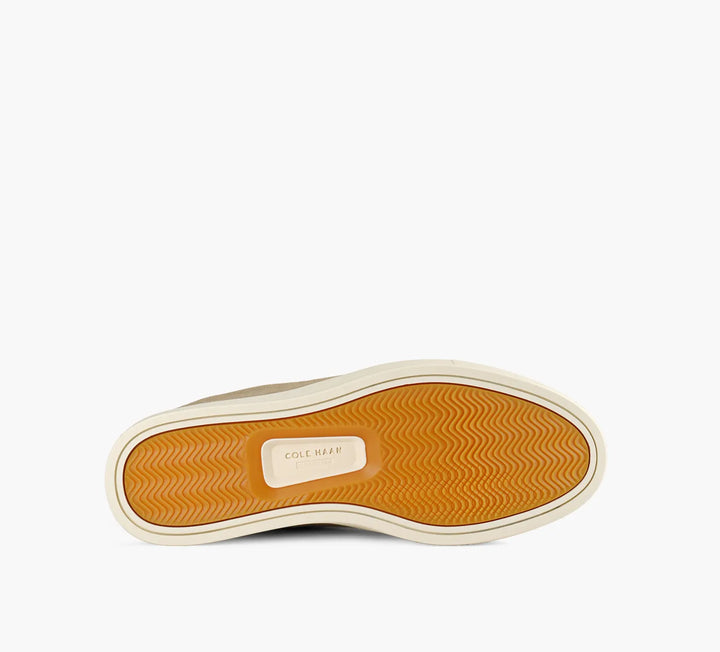 LUXE SLIP-ON SUEDE SNEAKER (BIRCH BEIGE) - COLE HAAN