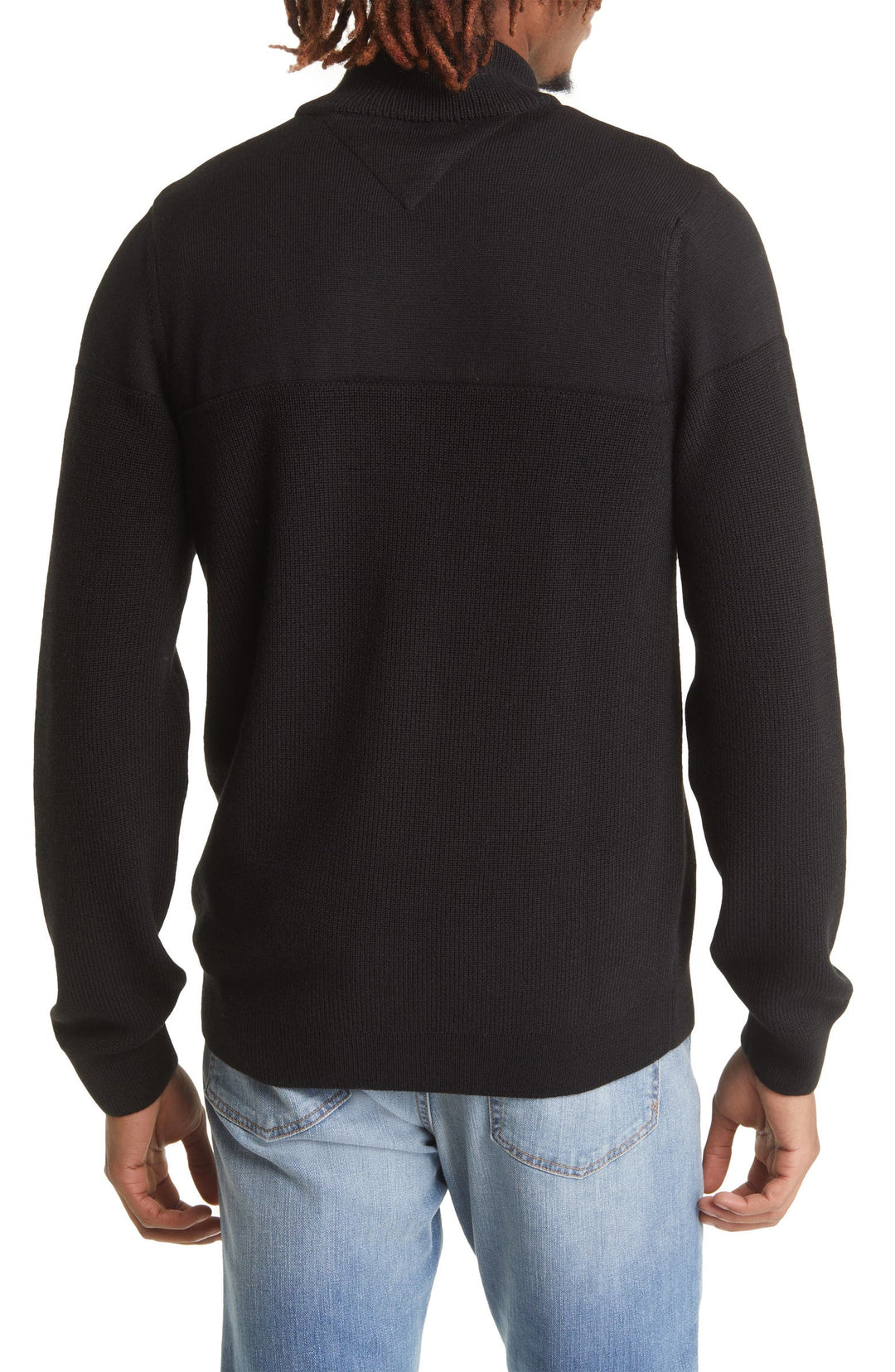 JAKE ZIP SWEATER (BLACK) - BRAX