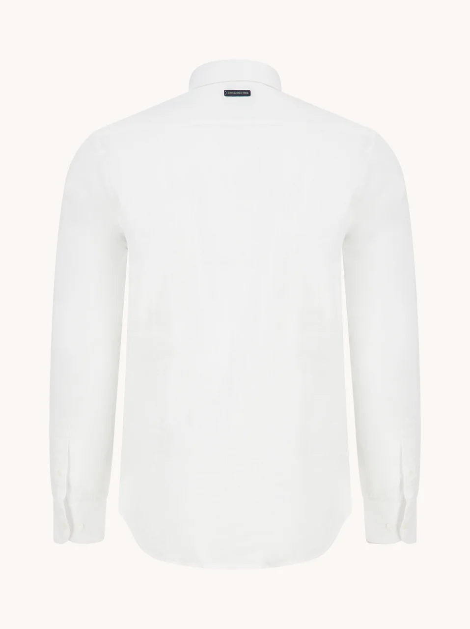 LINEN EMBROIDERY SHIRT (WHITE) - A FISH NAMED FRED