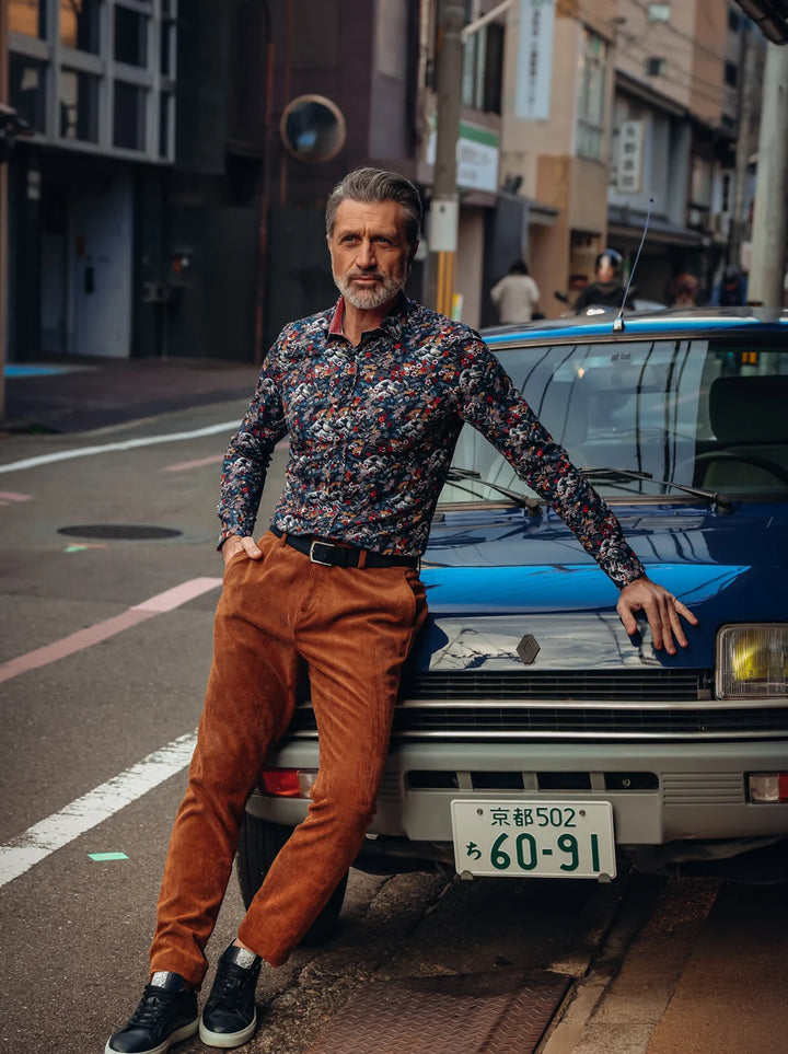 JAPANESE STORY SHIRT (MULTI) - A FISH NAMED FRED