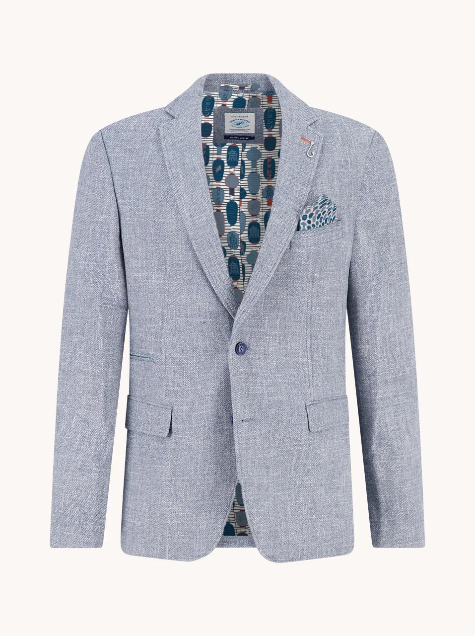 STRUCTURE BLAZER (BLUE) - A FISH NAMED FRED