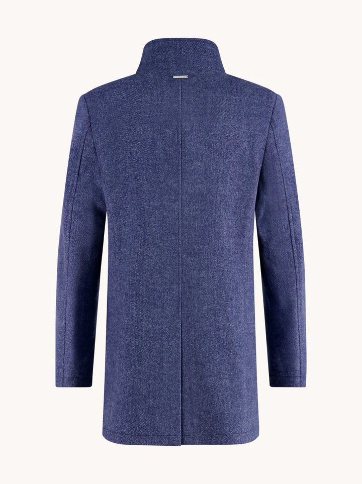 FUNNEL NECK COAT (BLUE) - A FISH NAMED FRED