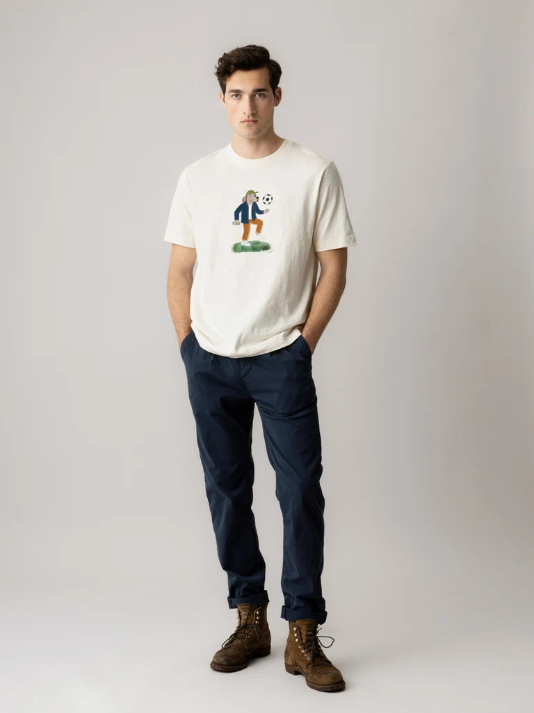 LUDVIG TEE (WHITE) - MOS MOSH GALLERY