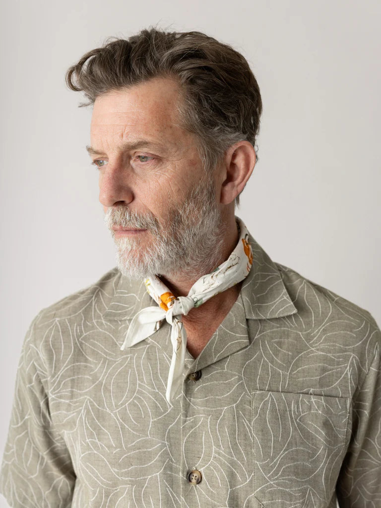 MARLON CUBAN SHIRT (GRAPE LEAF) - MOS MOSH GALLERY