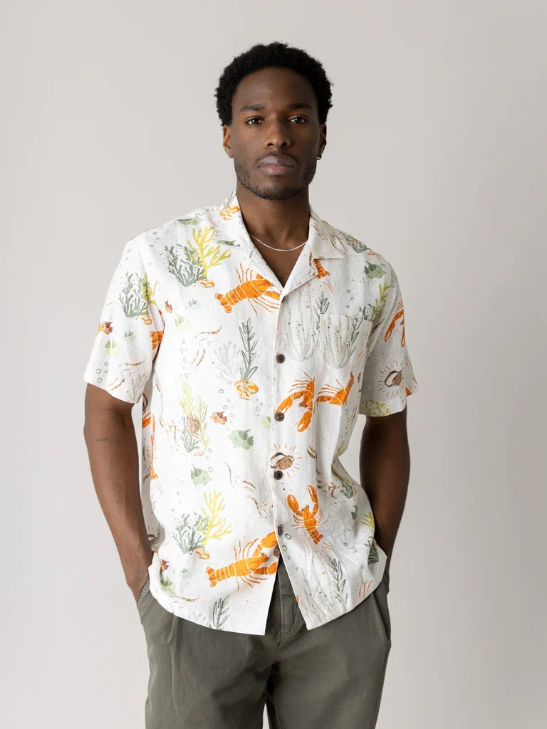 BABEL CHASE SS SHIRT (ECRU) - MOS MOSH GALLERY