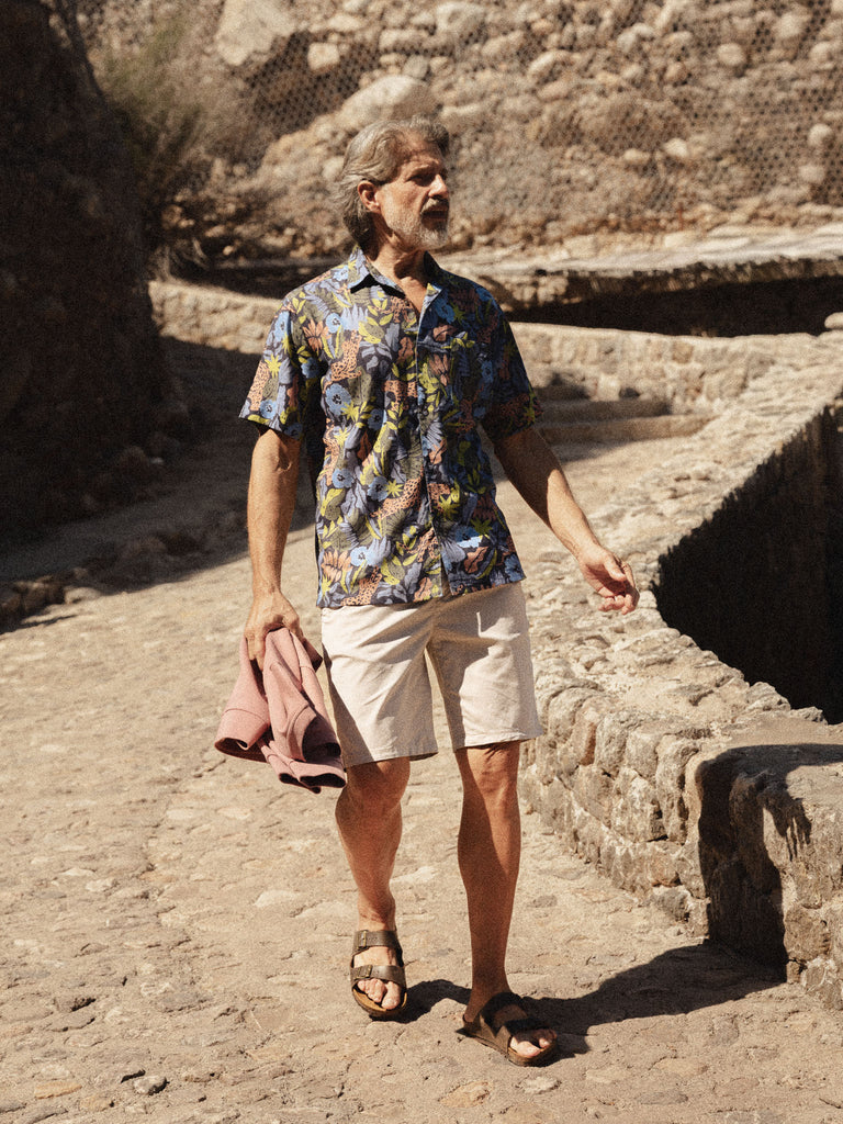 BABEL WILD SHIRT (SALUTE NAVY) - MOS MOSH GALLERY