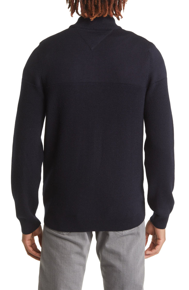 JAKE ZIP SWEATER (NAVY) - BRAX