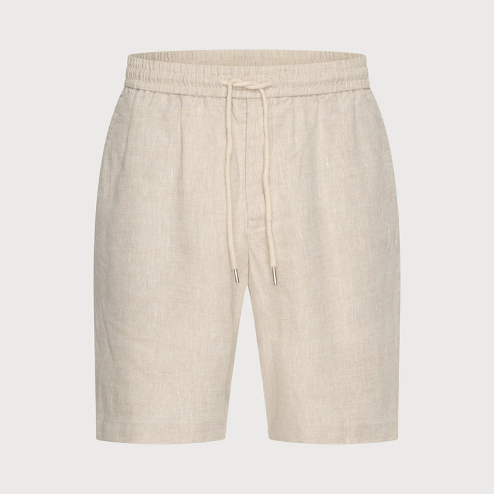 LINEN SHORTS (SAND) - BLUE INDUSTRY