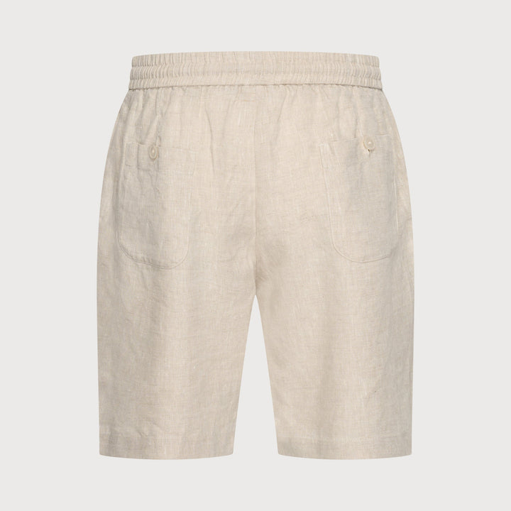 LINEN SHORTS (SAND) - BLUE INDUSTRY