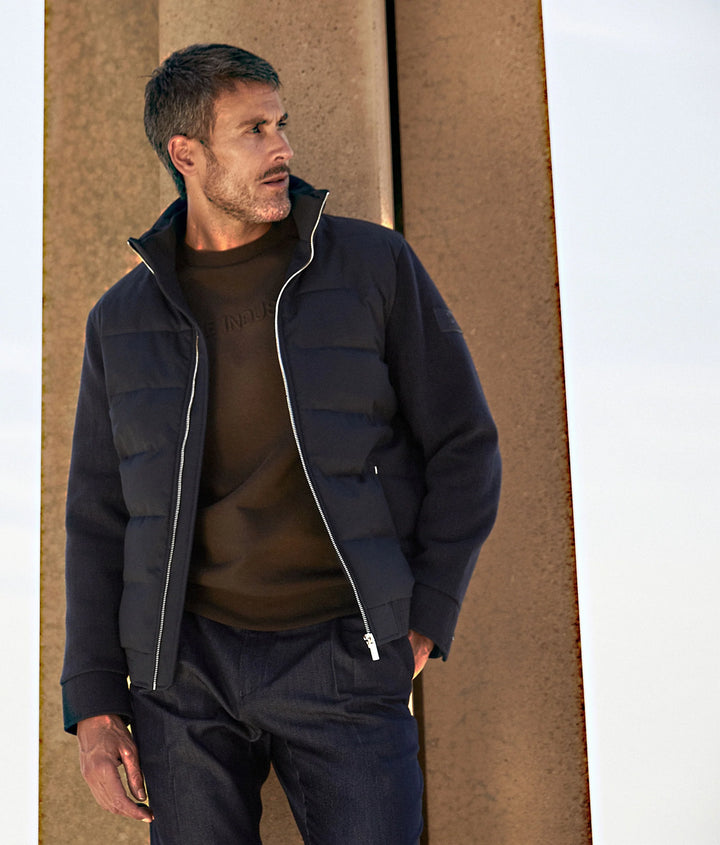 HYBRID JACKET (NAVY) - BLUE INDUSTRY