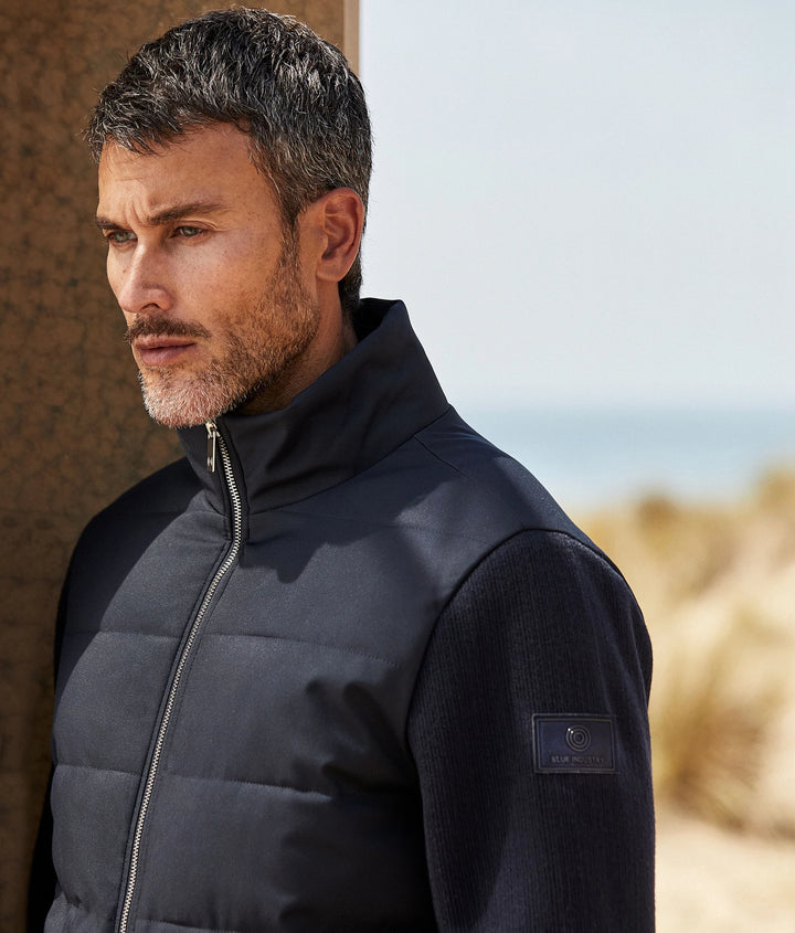 HYBRID JACKET (NAVY) - BLUE INDUSTRY
