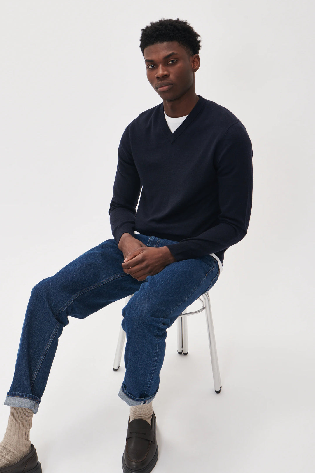 MAVIGGO MERINO KNIT (DARK NAVY) - MATINIQUE