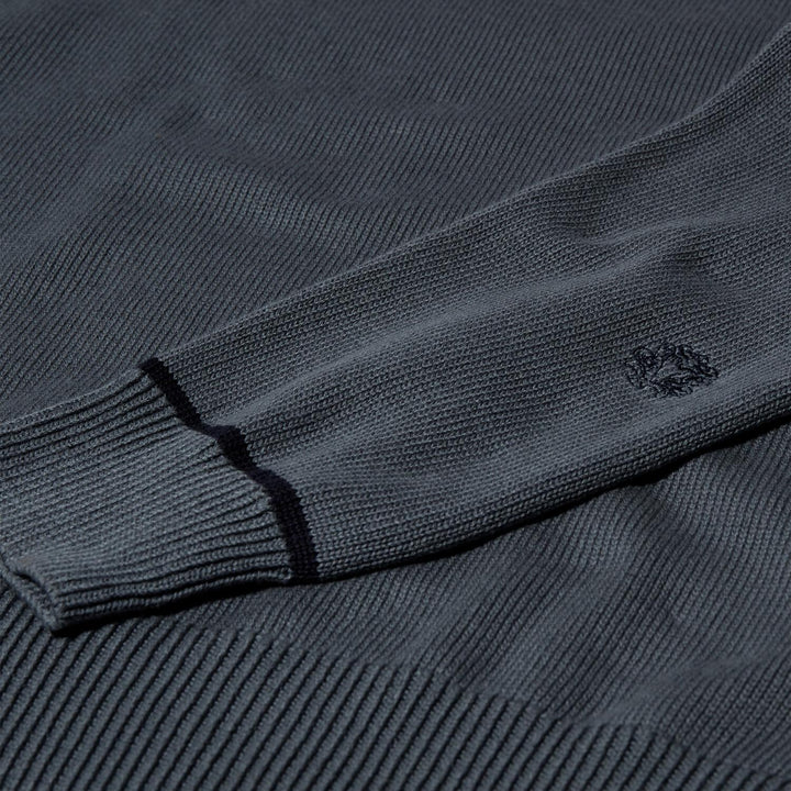 BARELLA CREW KNIT (FLINT STONE) - MOS MOSH GALLERY