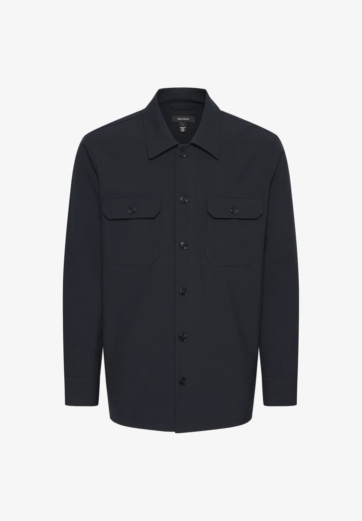 MADAMO SHIRT JACKET (NAVY) - MATINIQUE