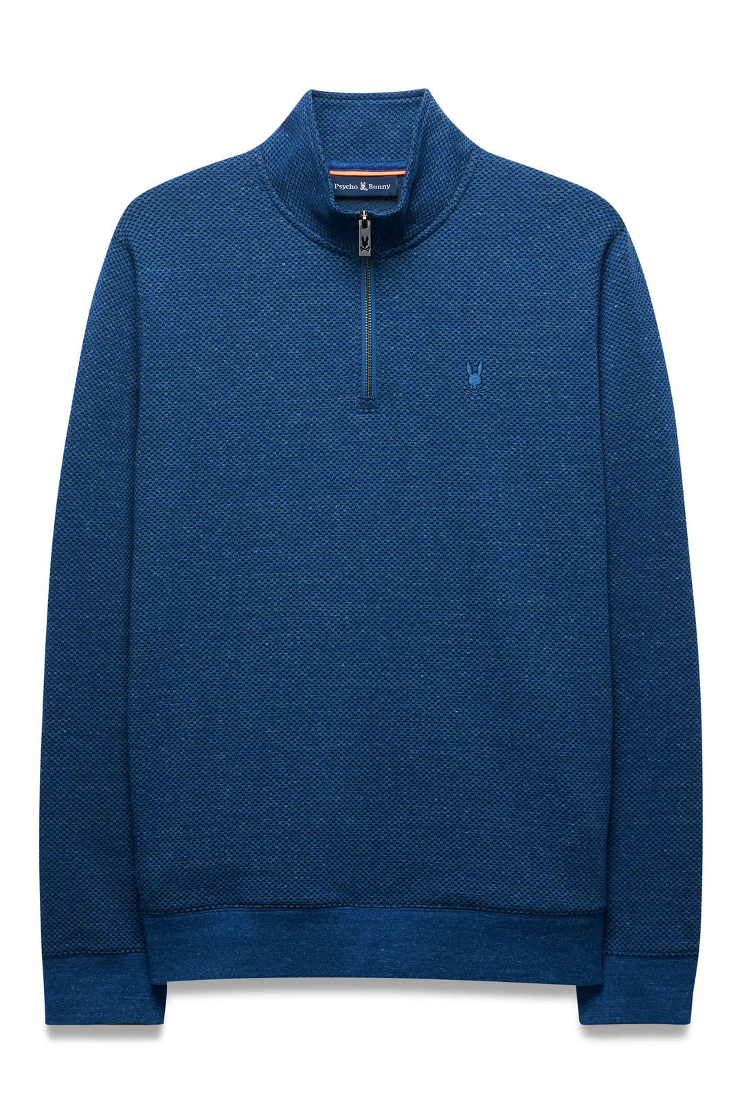 MARC TEXTURED 1/4 ZIP (NAVY PEONY) - PSYCHO BUNNY