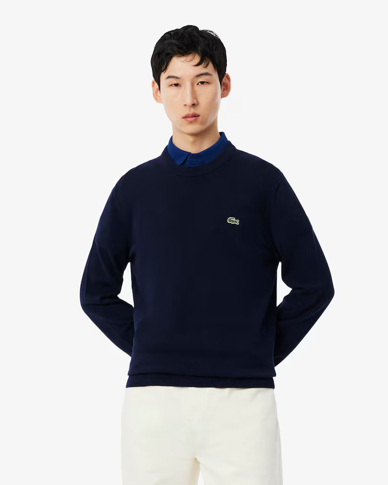 CREWNECK SWEATER (NAVY) - LACOSTE