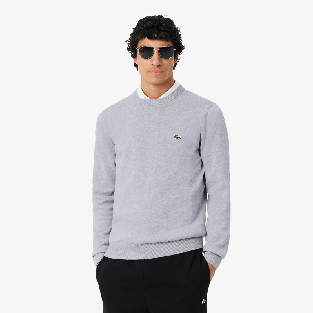 CREWNECK SWEATER (SILVER) - LACOSTE