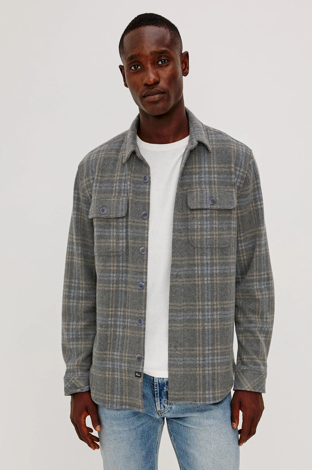 ALDER OVERSHIRT (IRON HEATHER) - RAILS