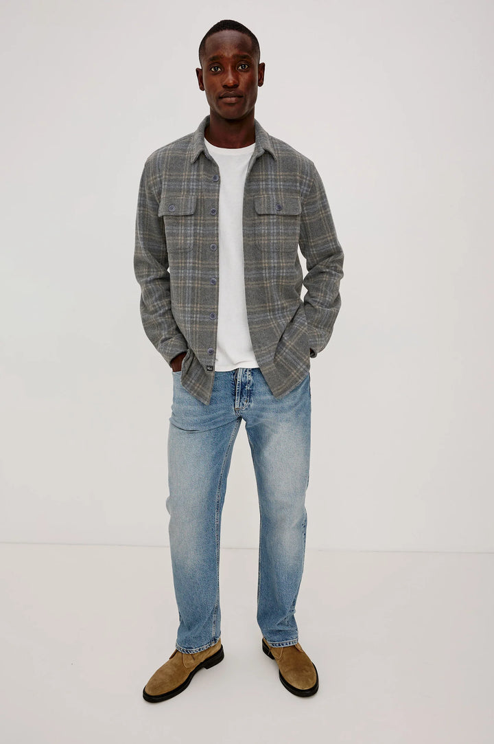 ALDER OVERSHIRT (IRON HEATHER) - RAILS