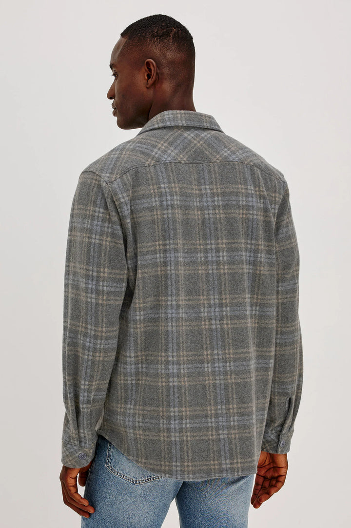 ALDER OVERSHIRT (IRON HEATHER) - RAILS