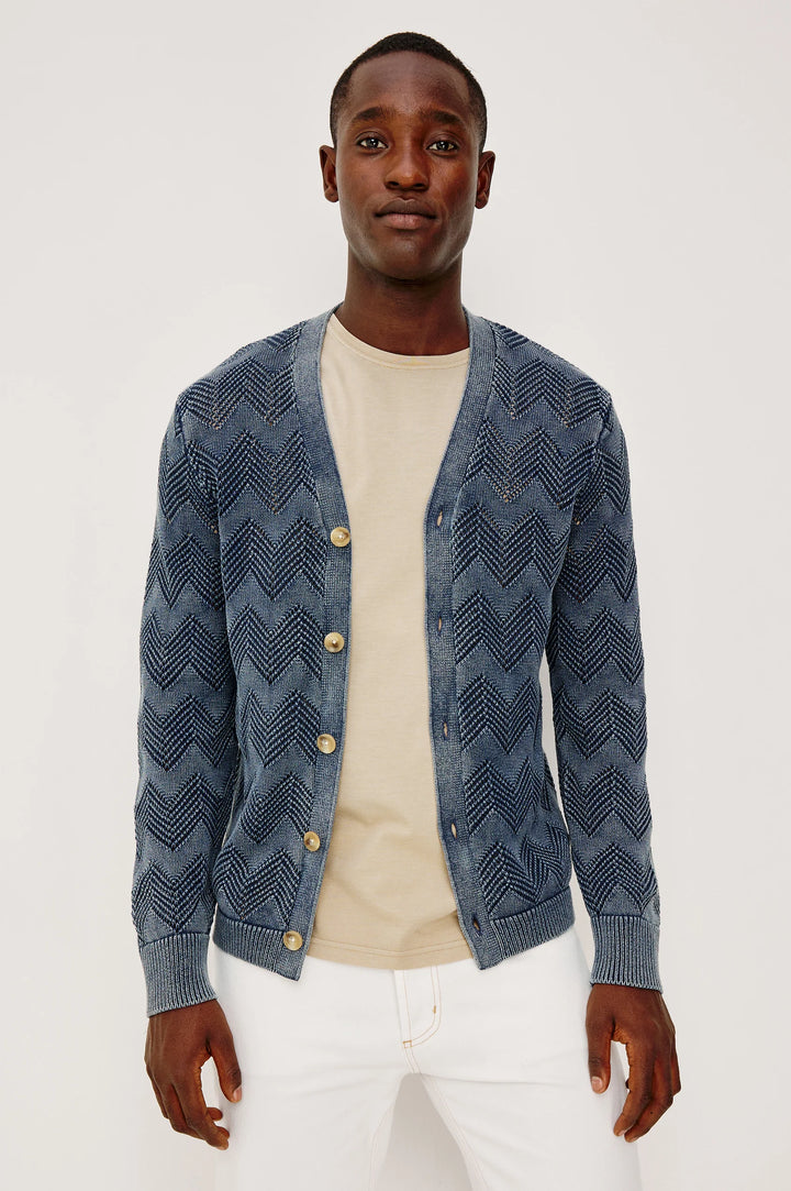 ASHE CARDIGAN (SUNFADED NAVY) - RAILS