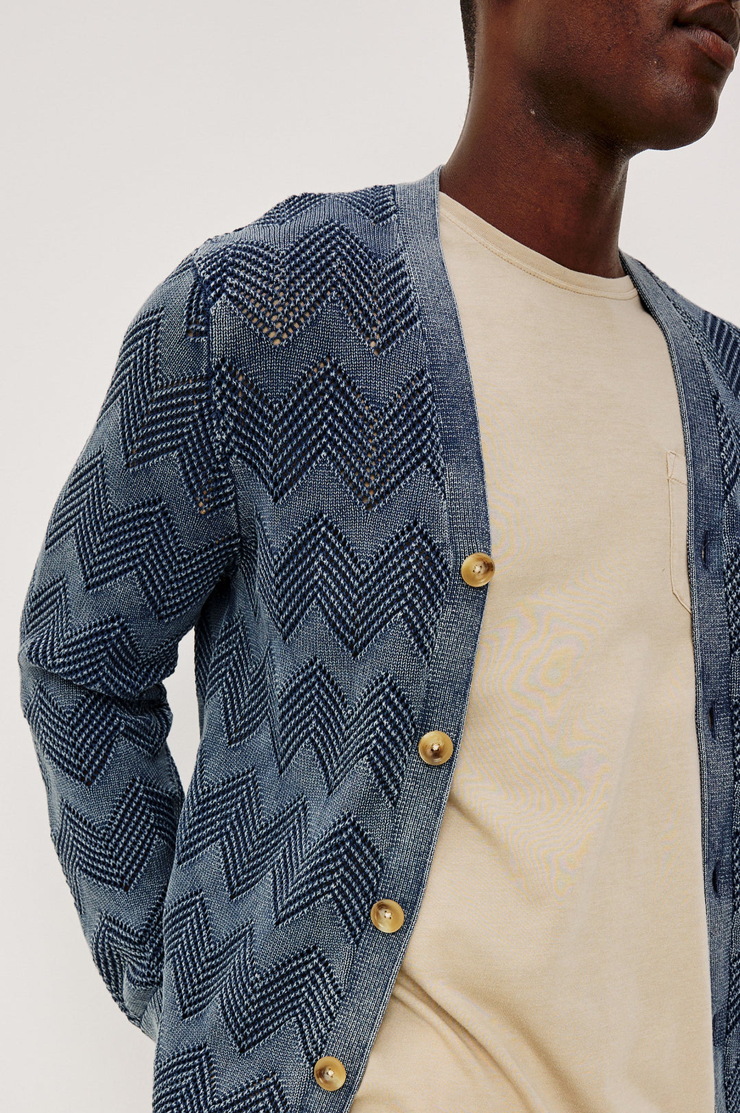 ASHE CARDIGAN (SUNFADED NAVY) - RAILS