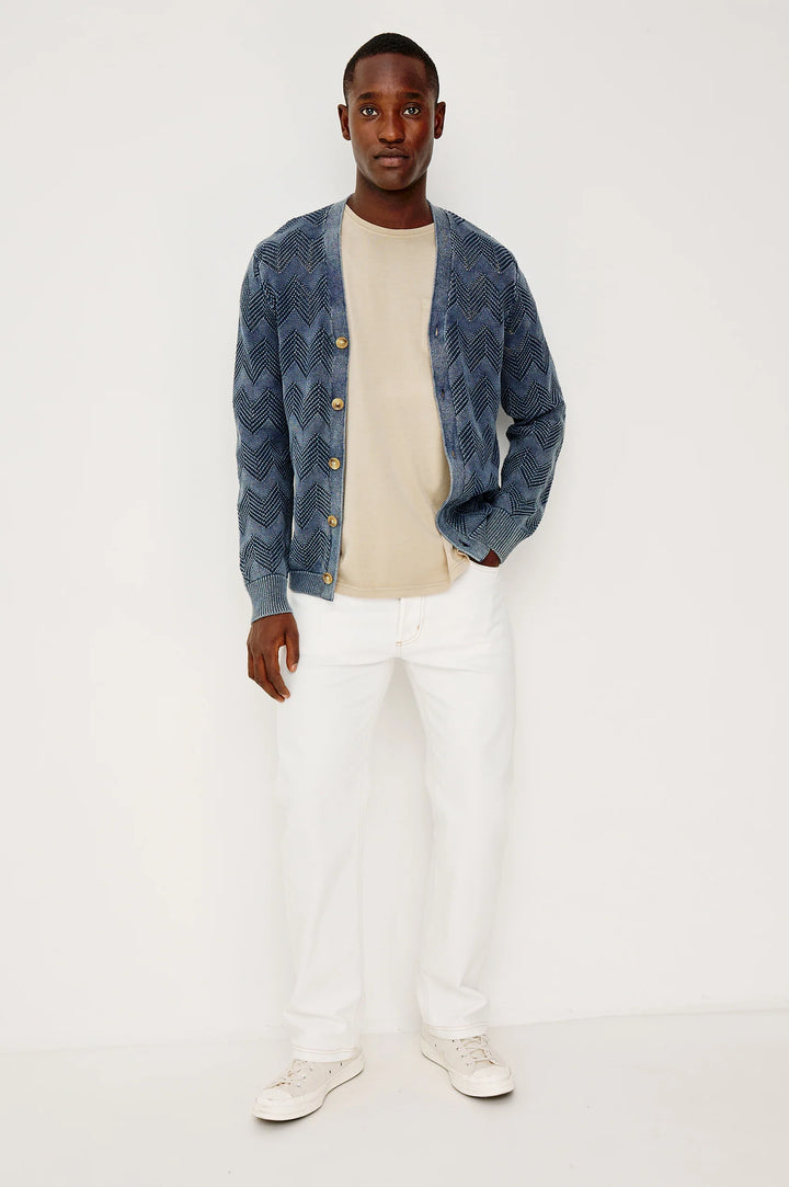 ASHE CARDIGAN (SUNFADED NAVY) - RAILS