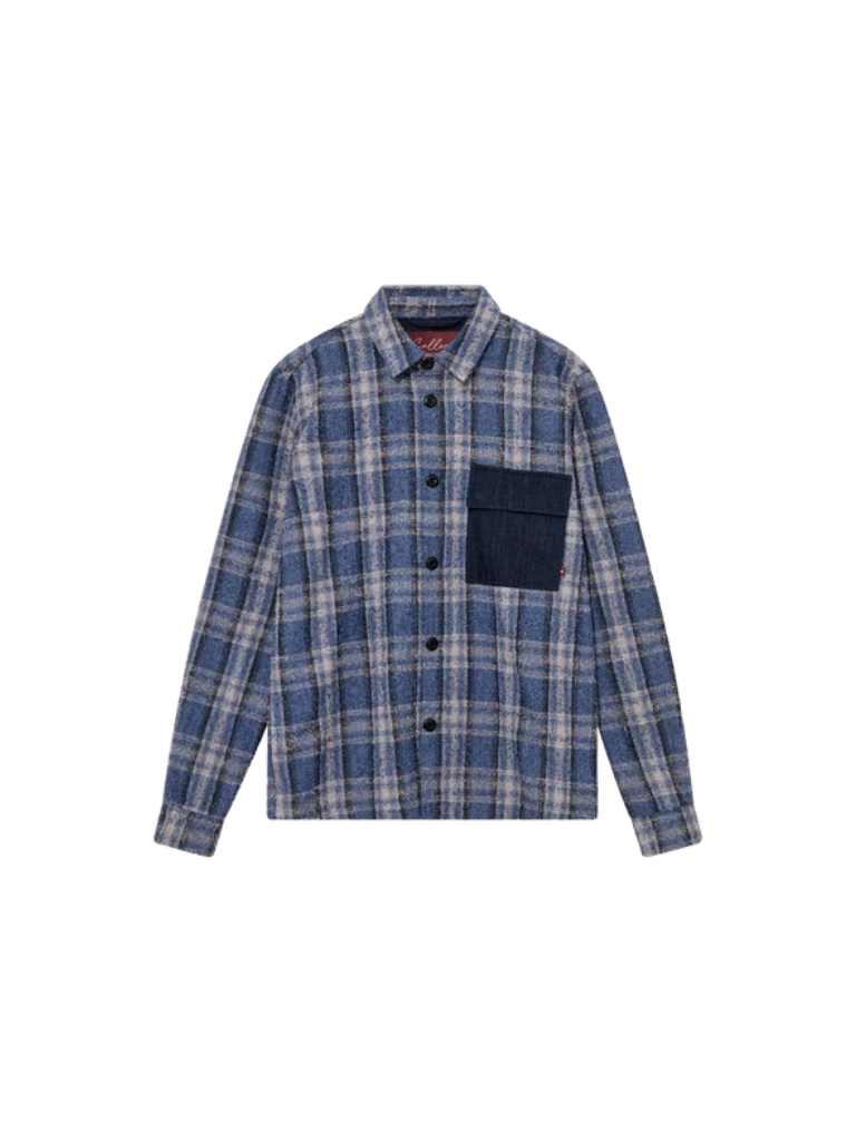WILSON SHIRT JACKET (INDIGO) - MOS MOSH GALLERY