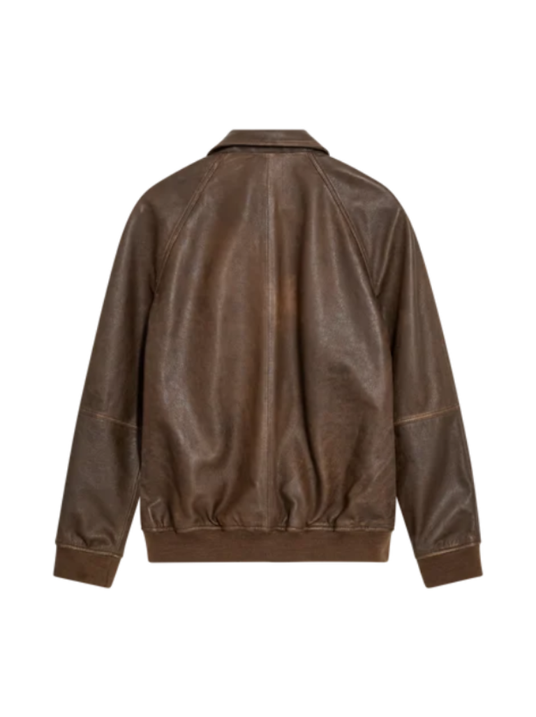 THOM LEATHER JACKET (CHOCOLATE) - MOS MOSH GALLERY