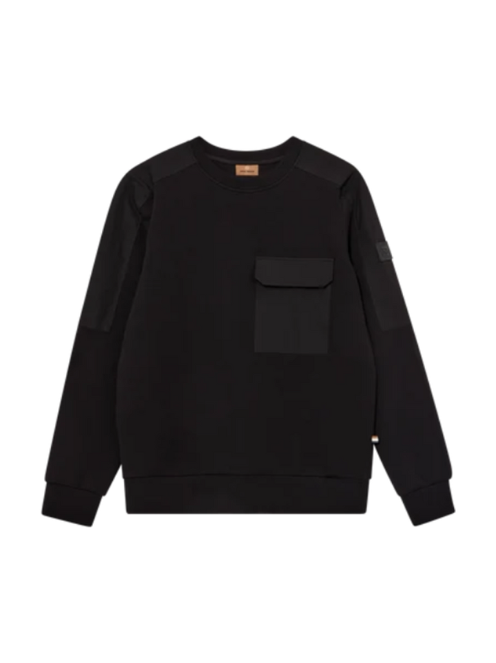 JAYSON CITY SWEAT (BLACK) - MOS MOSH GALLERY