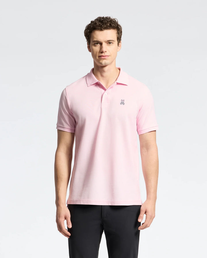 CLASSIC PIQUE POLO (ROSE) - PSYCHO BUNNY
