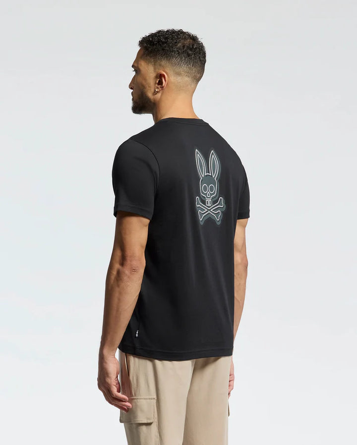 SYDNEY BACK GRAPHIC T-SHIRT (BLACK) - PSYCHO BUNNY