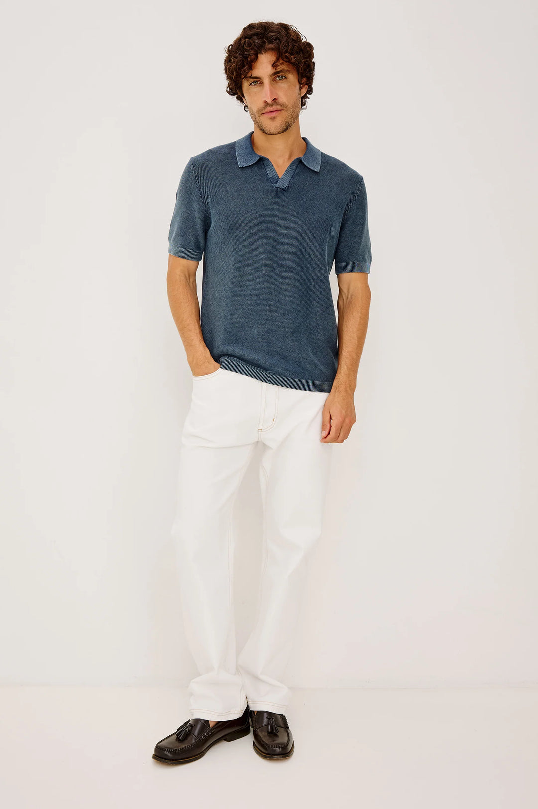 BAKER POLO SHIRT (NAVY) - RAILS