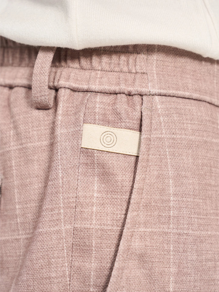 STEVEN CHECK PANT (TAUPE) - BLUE INDUSTRY