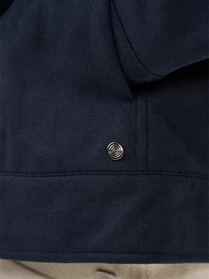 MILANO SUEDE SHACKET (NAVY) - BLUE INDUSTRY