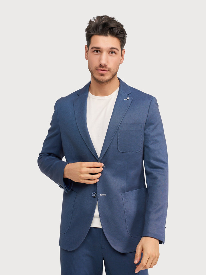 STRETCH BLAZER (NAVY) - BLUE INDUSTRY