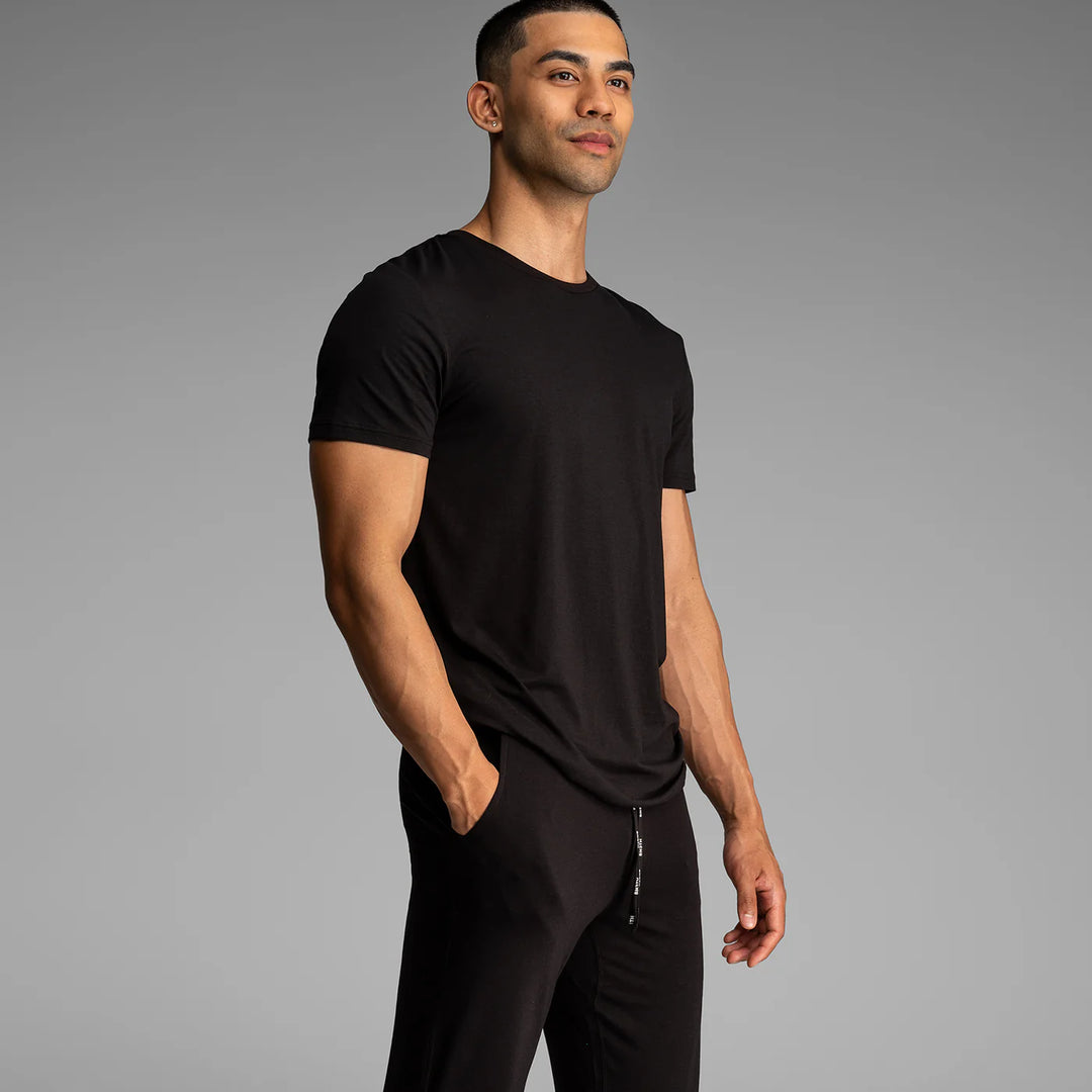 ESSENTIALS LOUNGE SET (BLACK) - BN3TH